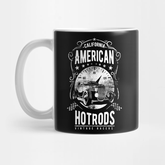 Pride of the American Hotrod T-Shirt - Classic Muscle Car Design by Urbanprint